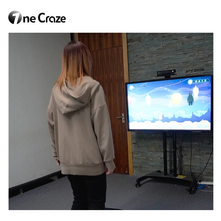 Commercial Interactive Projector Trampoline Sport in Kid-Friendly Restaurant