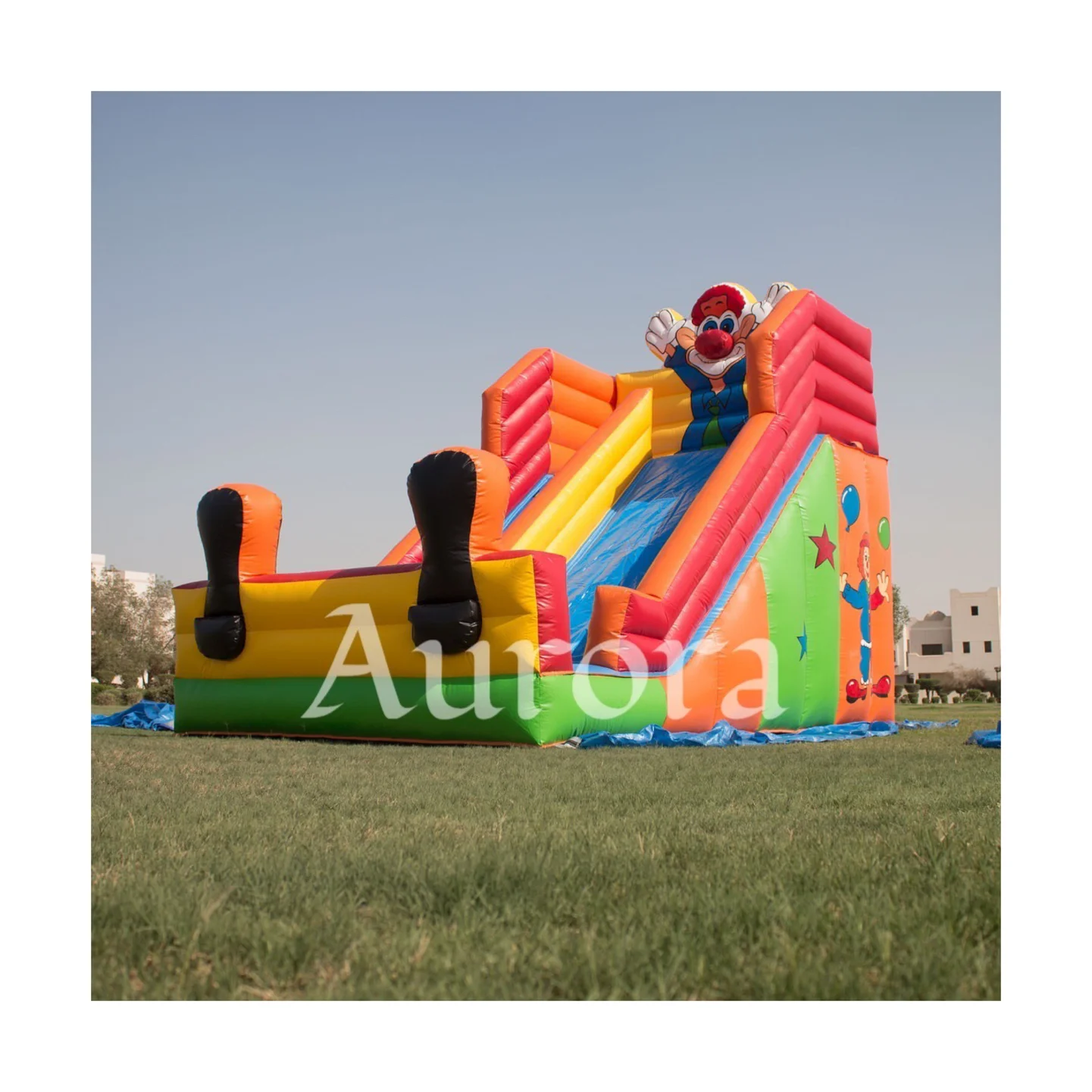 Commercial grade inflatable giant bouncy house water slide fire fighting truck bounce combo fire moonwalk jumping for sale