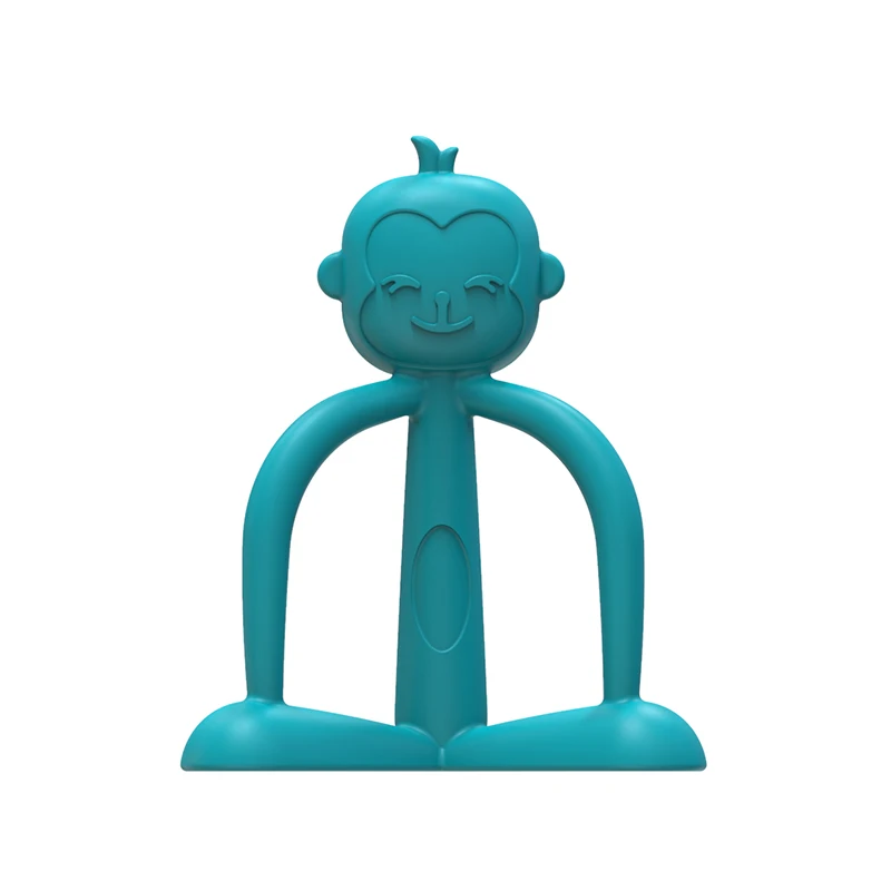 Monkey Baby Teether Chewable Fashion Colored Silicone Teething Toys