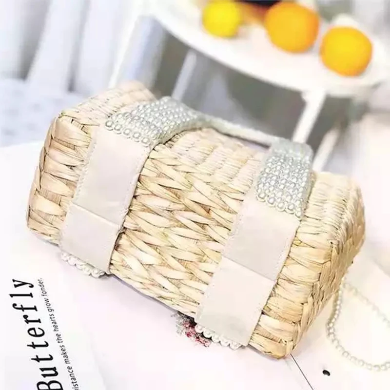 Handcrafted Wholesale Straw and Rattan Handbag Beach Bag Summer Hand Bag