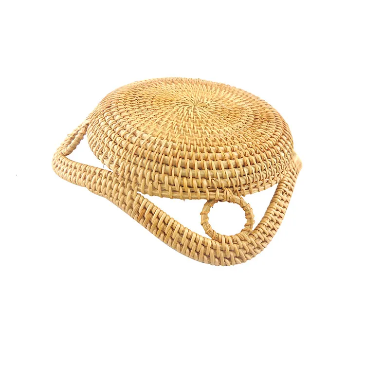 Wooden Rattan Vegetable Bamboo Weaving Fruit Basket