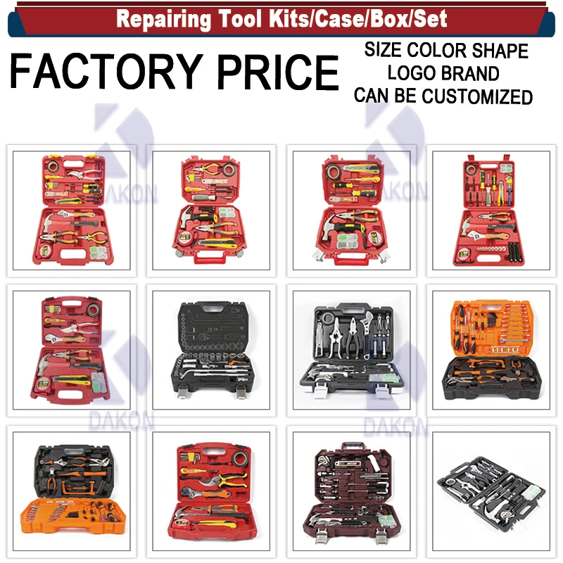 High Quality Car Maintenance Kit Multifunction Tool Set Household Toolbox Hand Tools Kit Set