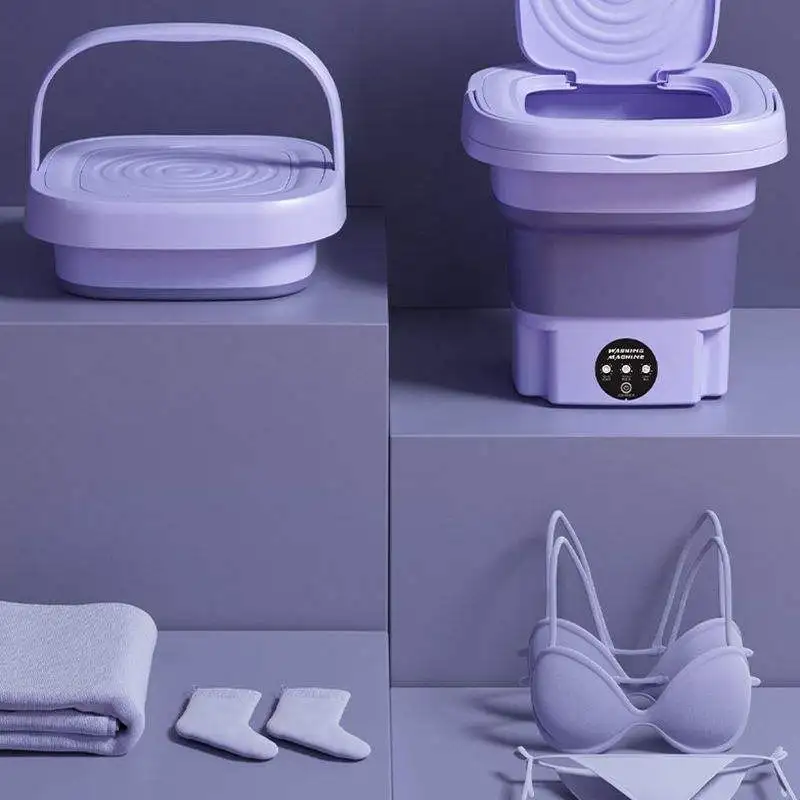 Portable Retractable Household Washing Machine 3 Models With Spinning Dry