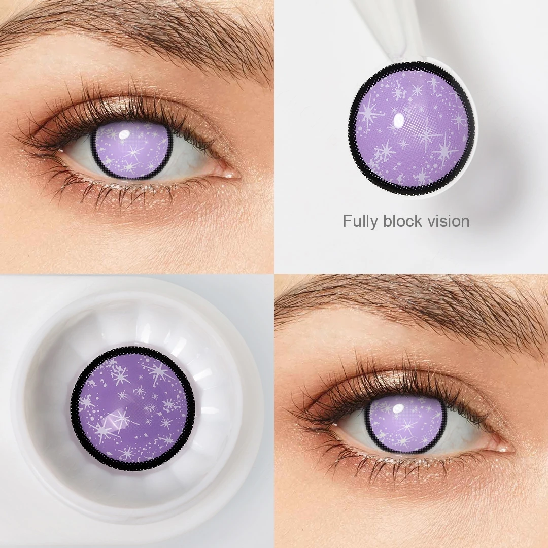 Pseyeche 2022 New Crazy Contacts Soft Sharingan Colored Contact Lenses Cosplay Halloween Contact Lens