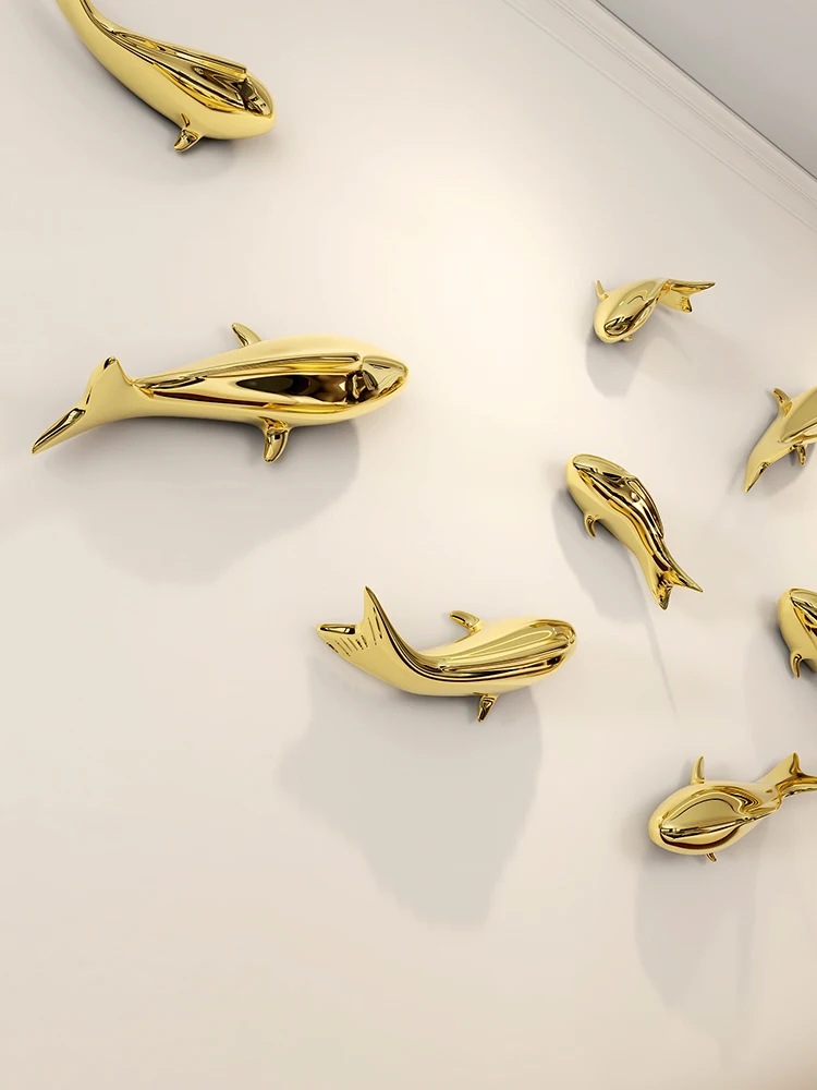 Modern Decorative Wall Art Hand made Fish Wall Hanger with Unique Pattern Wall Hanging