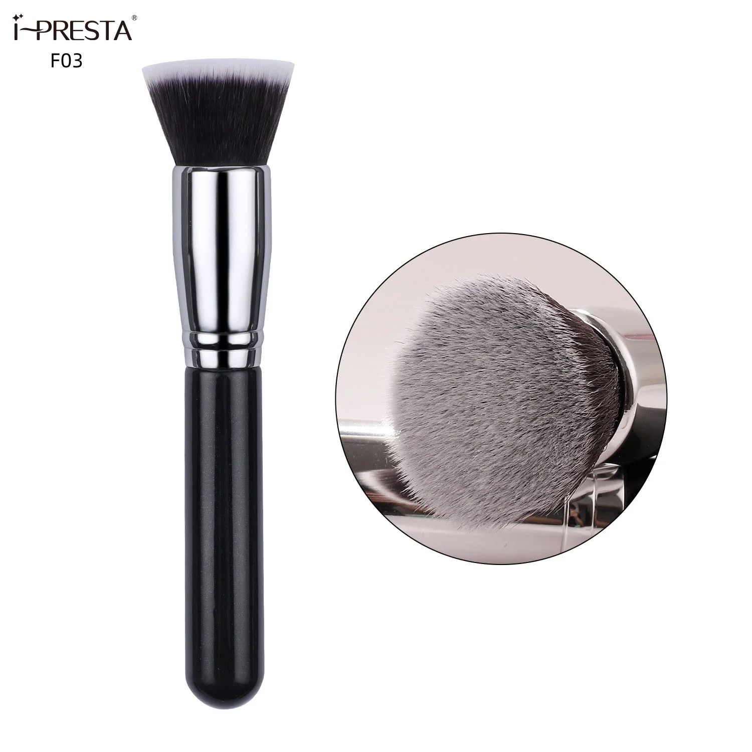 2024 New Travel Single Foundation Powder Concealer Face Eye Shadows Brush Private Label Makeup Brush Set Manufacture OEM