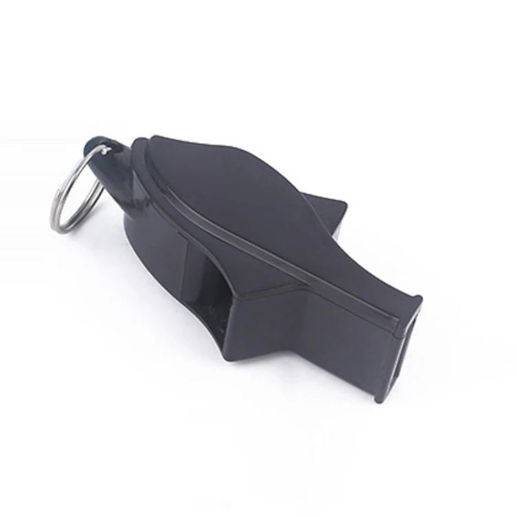 Customized promotional sport referee whistle plastic emergency whistle