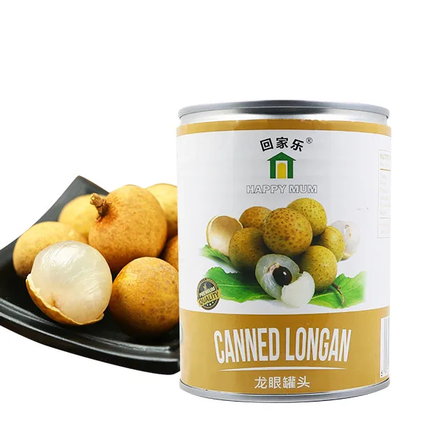 Manufactures Bulk Wholesale easy open food can fresh Chinese fruit Canned Longan