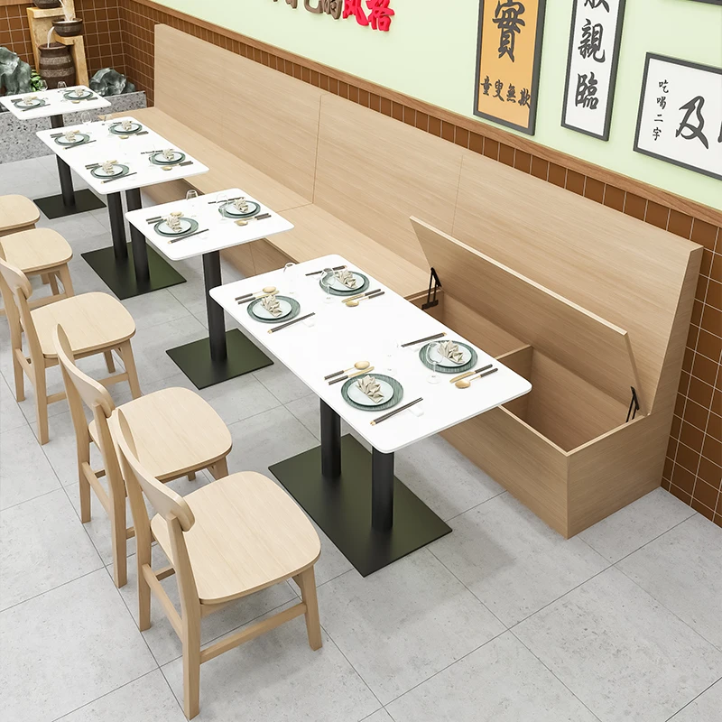 UPTOP Custom Made dark grey Furniture Fast Food Restaurant Furniture Sofa Booth Seating