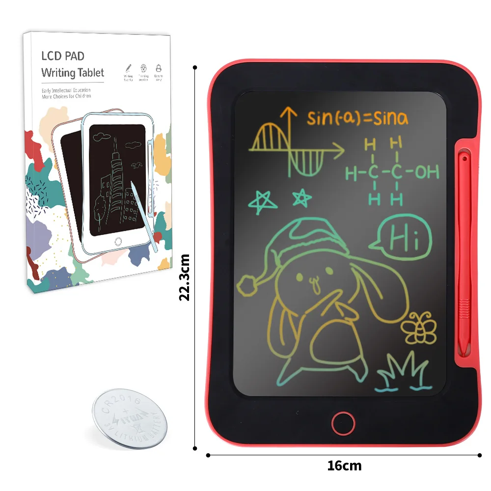 New Children favourite 8.5 inch digital cover pen tablet color drawing board for kids