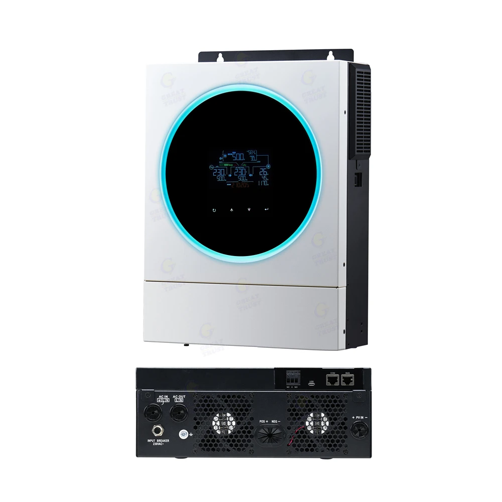 vm Iv 3.6kw 5.6kw 220vac 100a Mppt Wifi Monitor Charge Controller Work Without Battery Off Grid Hybrid Solar Inverter