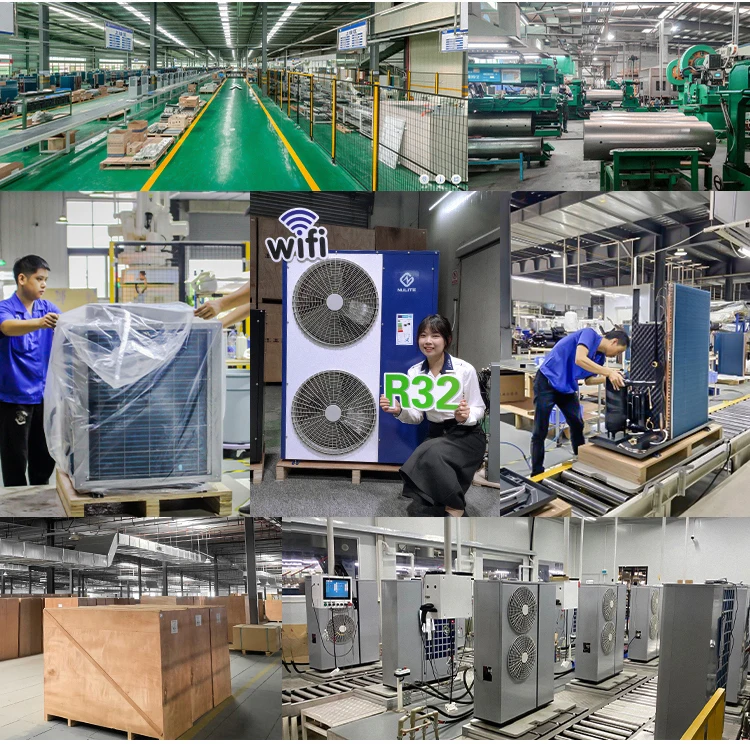 10kw 220V 50HZ r410a heat pump Europe Monoblock DC inverter air to water bombas de calor