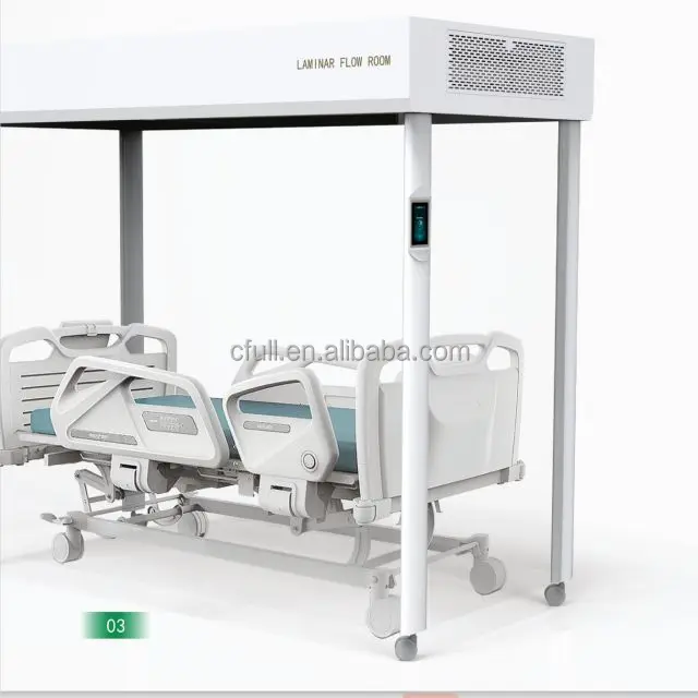 Mobile Disinfection System with Class 100 Laminar Flow Touch and Remote Voice Control Functional Sterilization Equipment