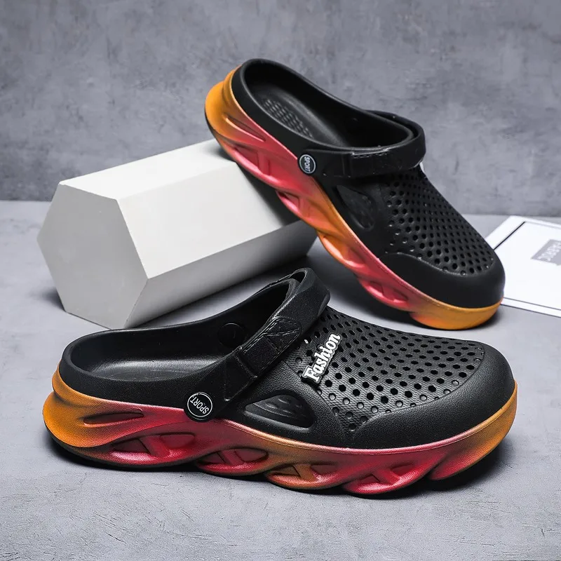 Slides for couples Soft slippers Outside luxury Slipper beach Open Toe thick sole slippers Unisex  clogs sandals