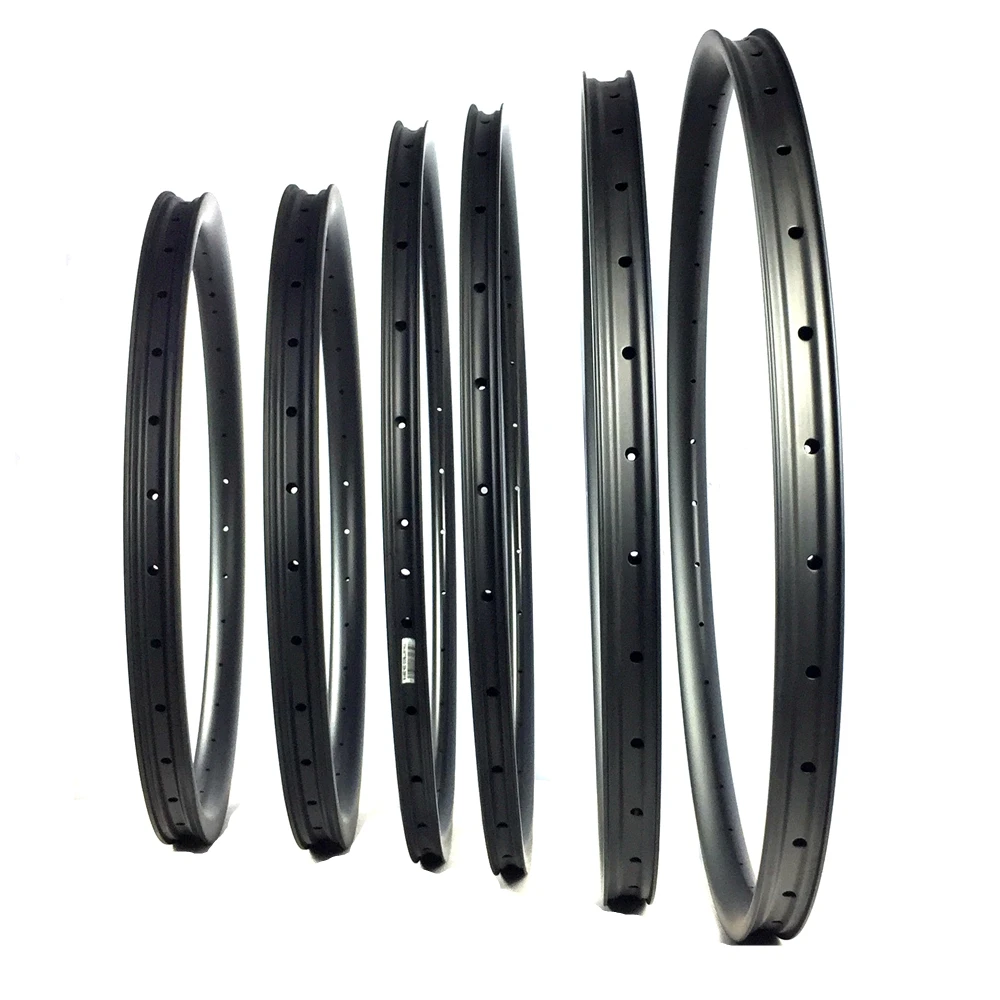 BIKEDOC RM27.5ER-AS Carbon Bicycle Rim 27.5er  MTB Bike rim UD Matte Glossy 24H 28H 32H Gravel Mountain Wheel