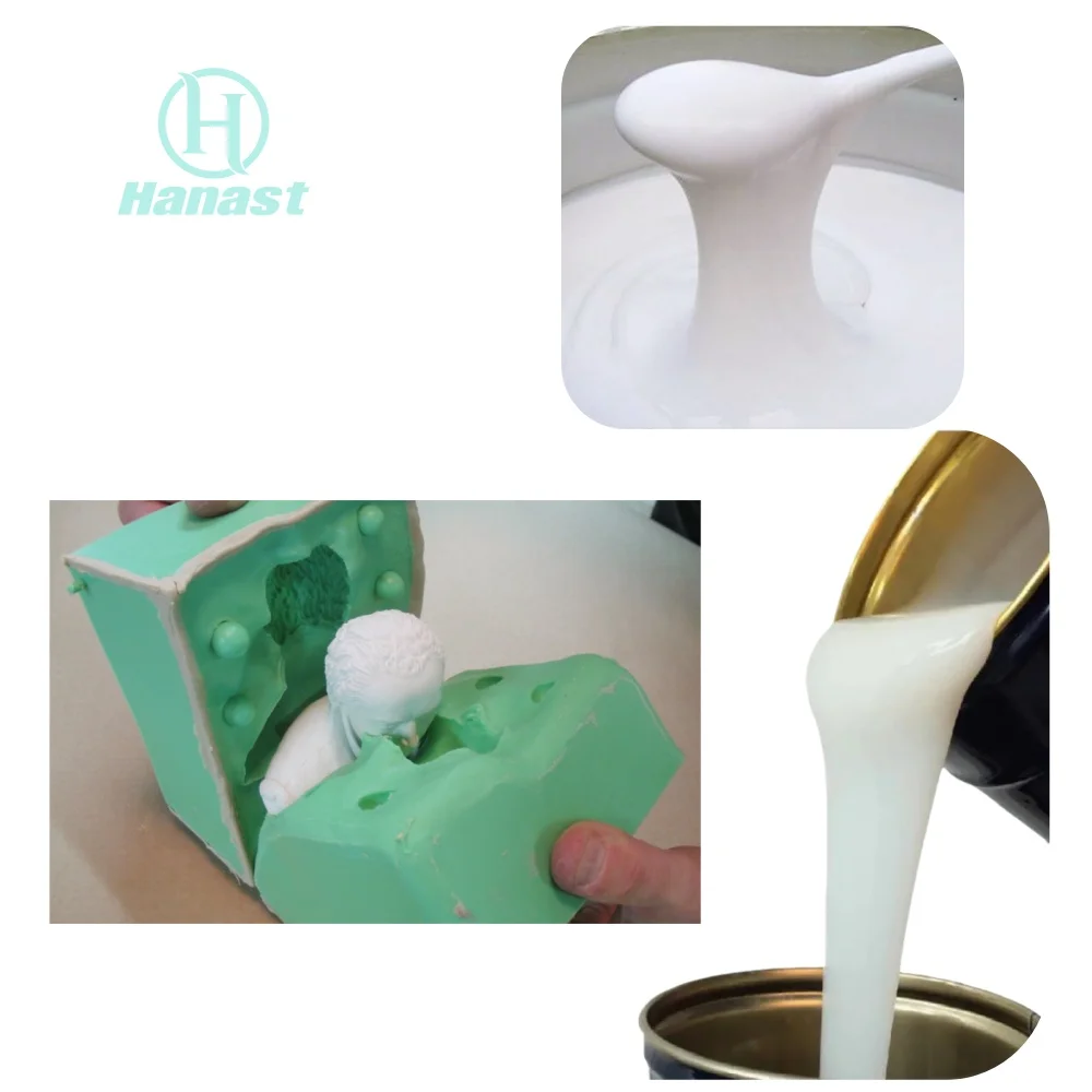 Hot Sale Concrete Artificial Stone Plaster Wall Tiles Resin Cement Gypsum Mold Soft Silicone Rtv-2 Liquid Mold Silicone Rubber