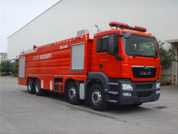 Официальный большой грузоподъемный насос XCMG SG230/F1 8X4 для резервуара воды пожарная машина