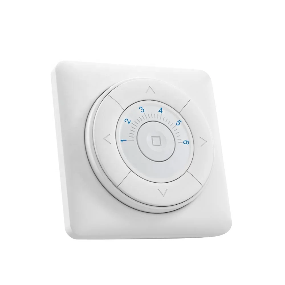 RF 433Mhz Single Channel Wireless Wall Mounted Switch Transmitter Smart Electric Curtain Motor Remote Control