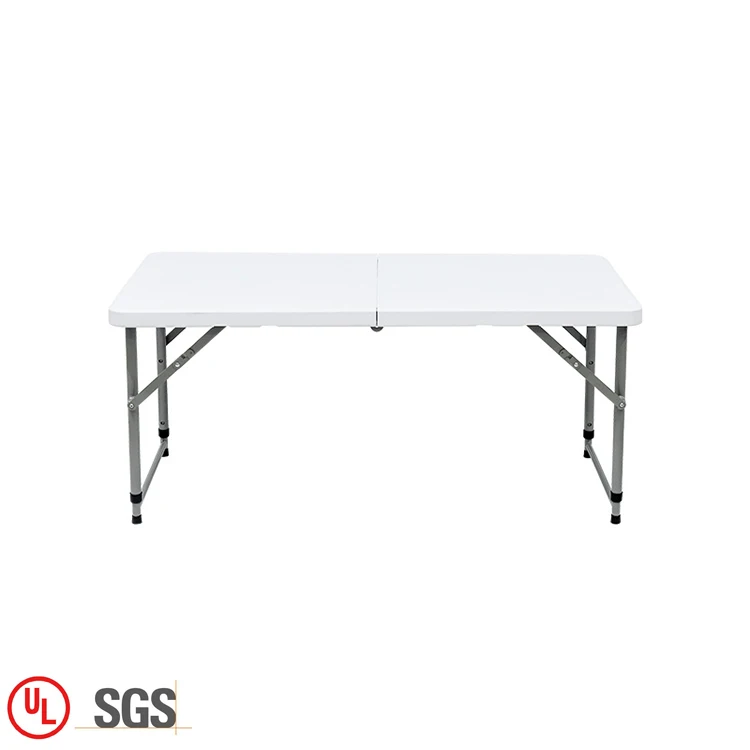 China manufactures foldable plastic table outdoor garden white portable folding table