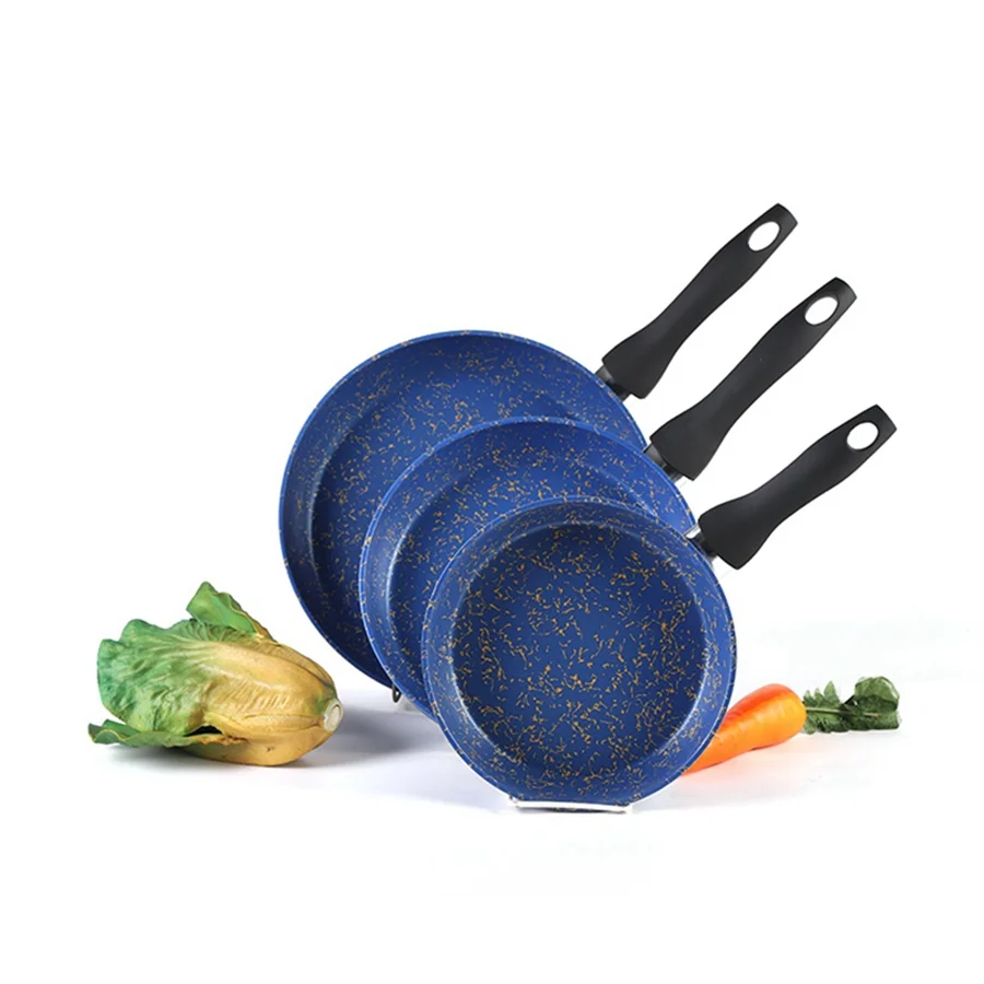 Индукционная антипригарная сковорода и кастрюли, набор кухонной посуды, кованая алюминиевая кухонная посуда