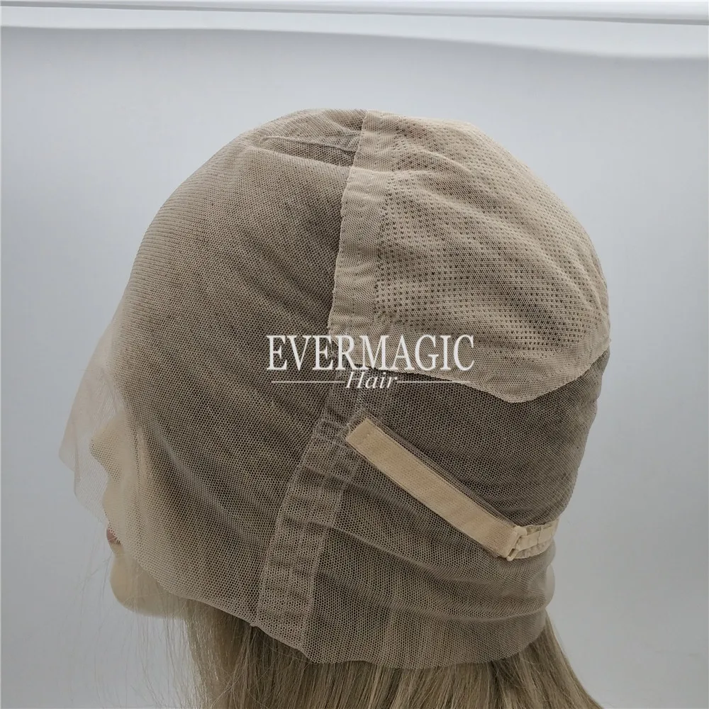 Custom Luxury Balayage Highlight ash 8/60 Color Wavy 130% 150% 180%Density Lace Front Wig Full Lace Human Hair Wigs