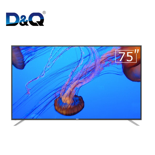 TCL 75inch smart tv SCREEN  neutral machine High quality factory price flat UHD HDR 4K smart Enjoy movies and games smoothly