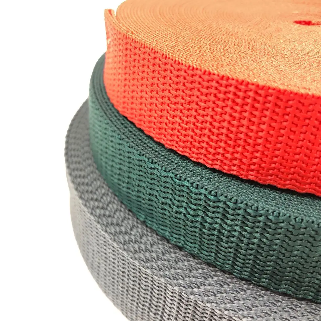10 year Manufacturer Customized polypropylene webbing tape Colorful 300D 450D 600D 900D
