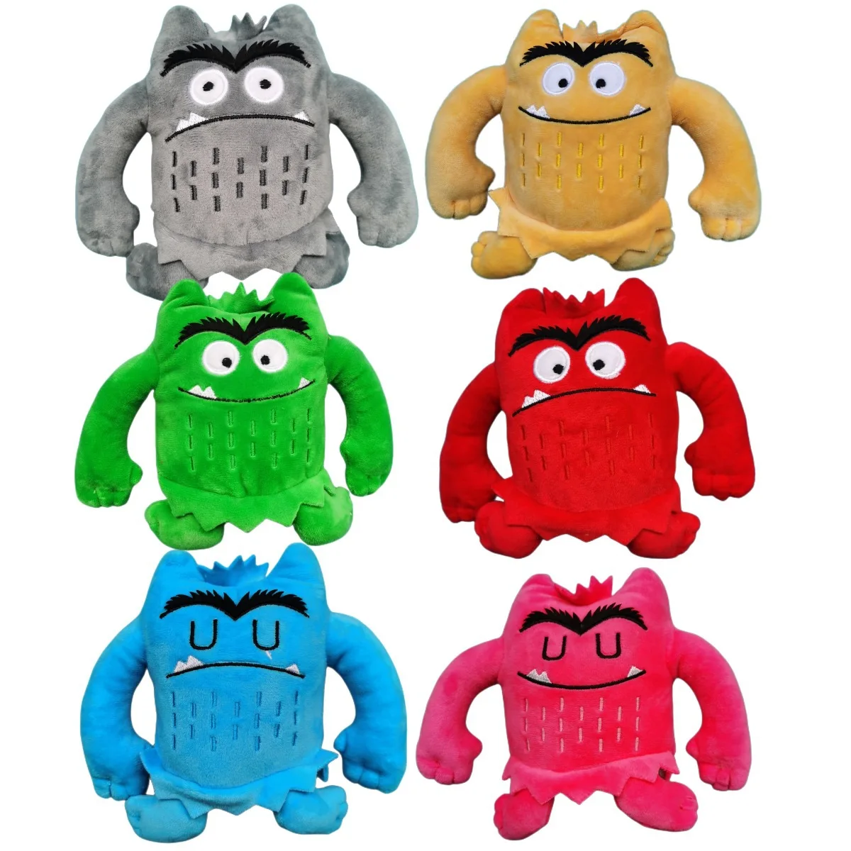 Дизайн Peluche плюшевая игрушка забавный маленький монстр кукла наполнитель девушка Спящая Подушка цветная