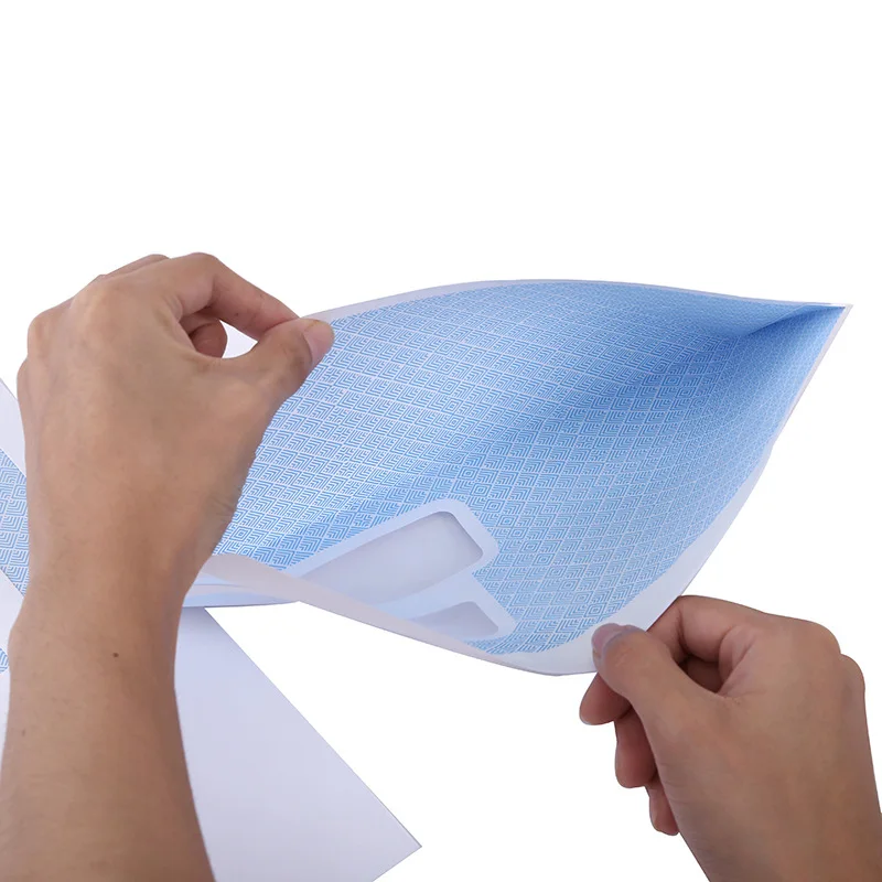 #10 High Quality Western Business White Double Window Envelope