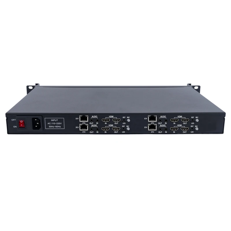 HSC-W4S H.264 H.265 NDI POE USB HDMI  Encoder Decoder with HDMI Loop Out  ,Support Deocding and TF card recording