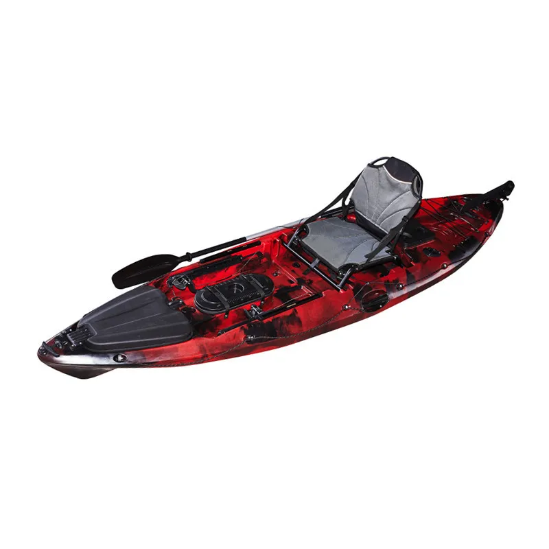 Hot selling 10 ft high quality fishing kayak wide and stable fishing rotational kayak for water sports