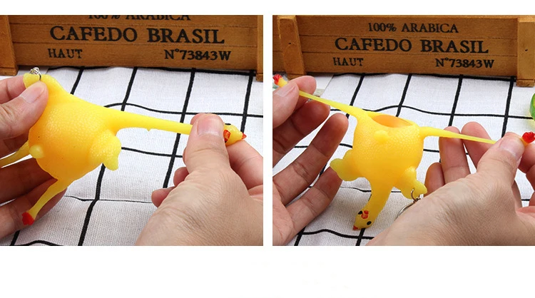 Surprise Squishy Toy Anti Stress Squeeze Toys Chicken&Eggs Laying Hens Funny Gadgets Novelty Autism Mood Relief Wholesale
