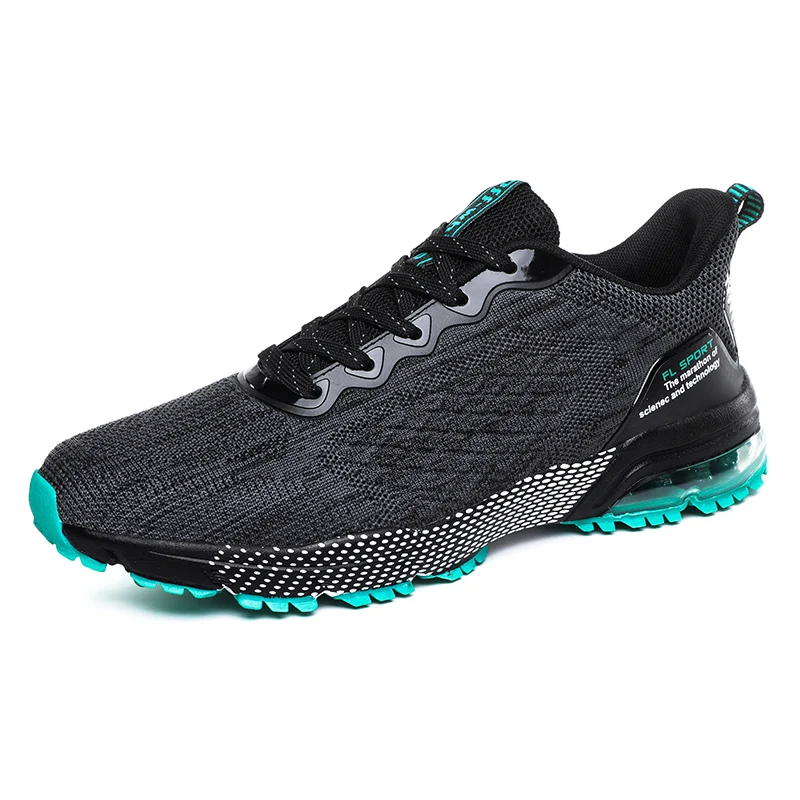 
running shoes air vapor max shoes men cushion sole fly knit breathable light weight jogging shoes marathon 
