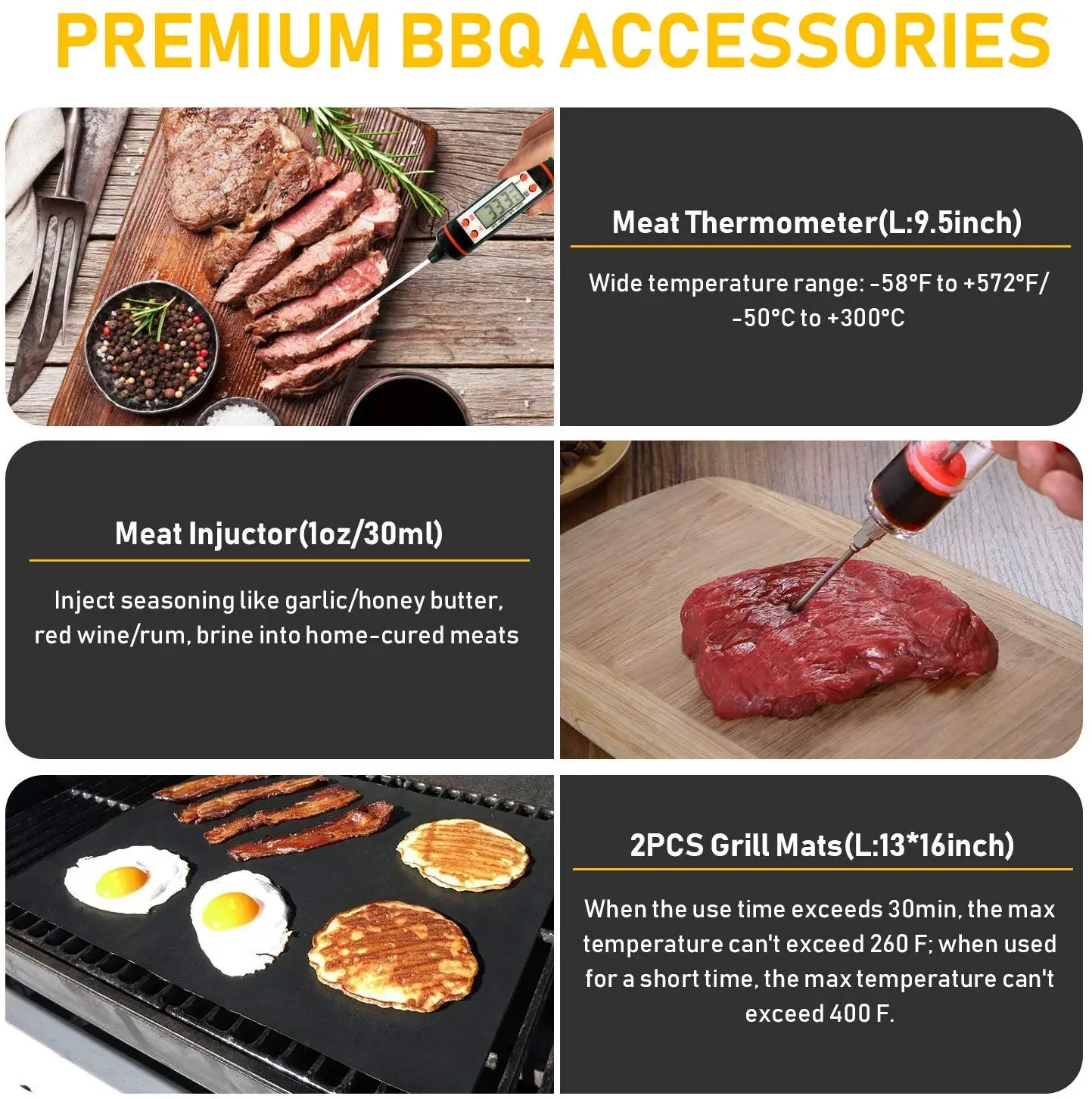 
tools barbecue grilling tools set 