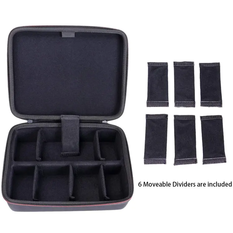 
Custom moveable dividers are included Hard EVA Multifunctional tool box 