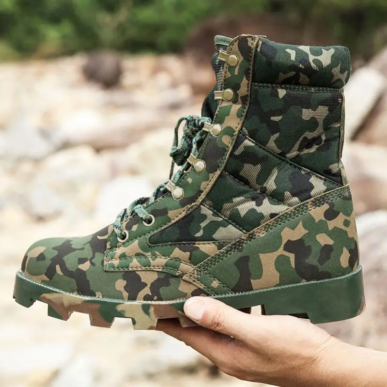 New arrival tactic Boot Urban Outdoor Hunting Hiking Boots Camo Tactical Boots