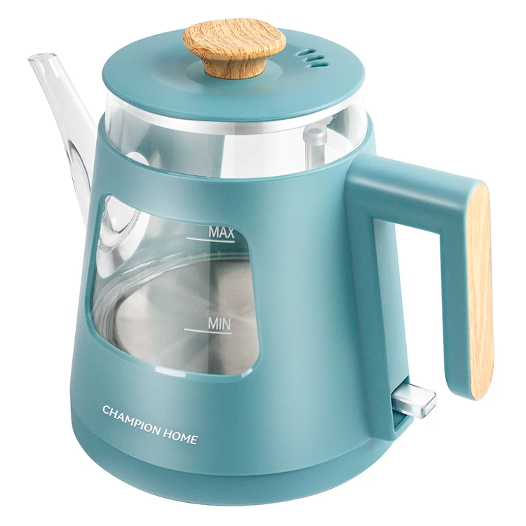 
360 автоматический переключатель для защиты от кипячения, мини стеклянный электрический чайник, бойлер для воды с внутренней крышкой 