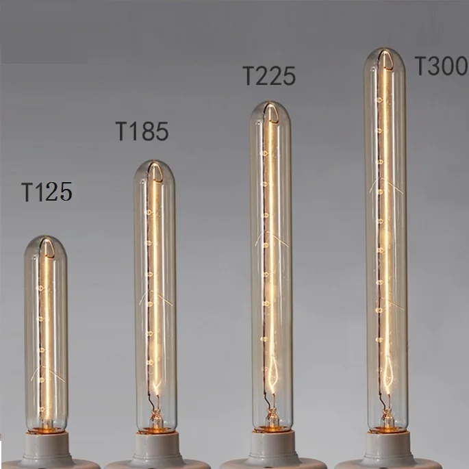 T300 T30 E27 220V Ampoule Retro Vintage Dimmable Edison Light Bulb 40W Glass Filament Incandescent Lamp Bulb Industrial Decor