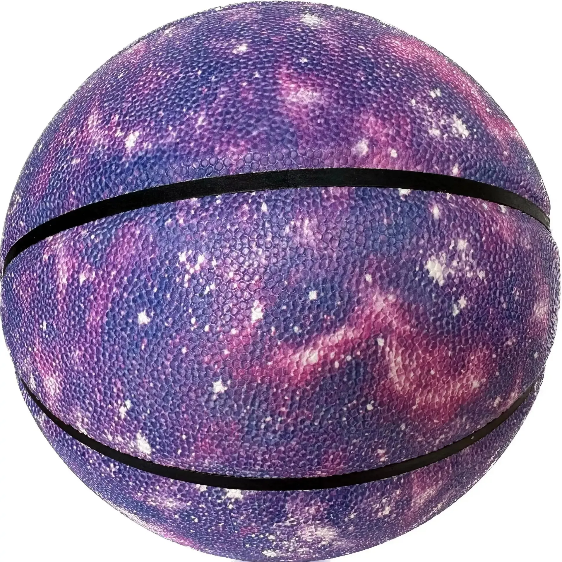 Starry Sky Usa Red White And Blue Acrylic Pink 3D Soft Silent Adult Basketball Ball Without Logo