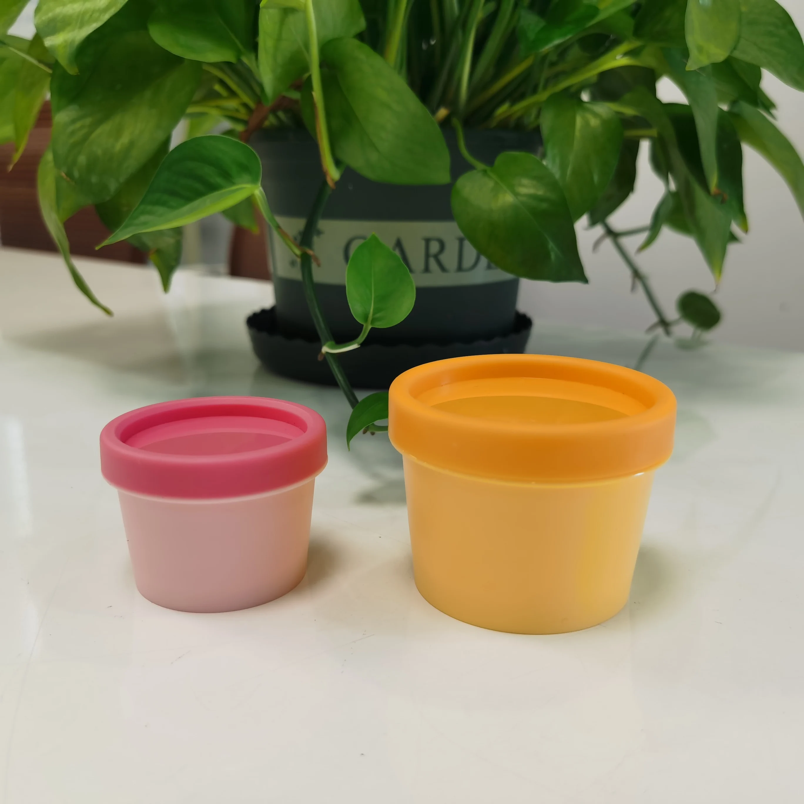 100g plastic PP cosmetic jar,50ml pp cosmetic amber jar,pp milk cream jar with screw cap empty vial