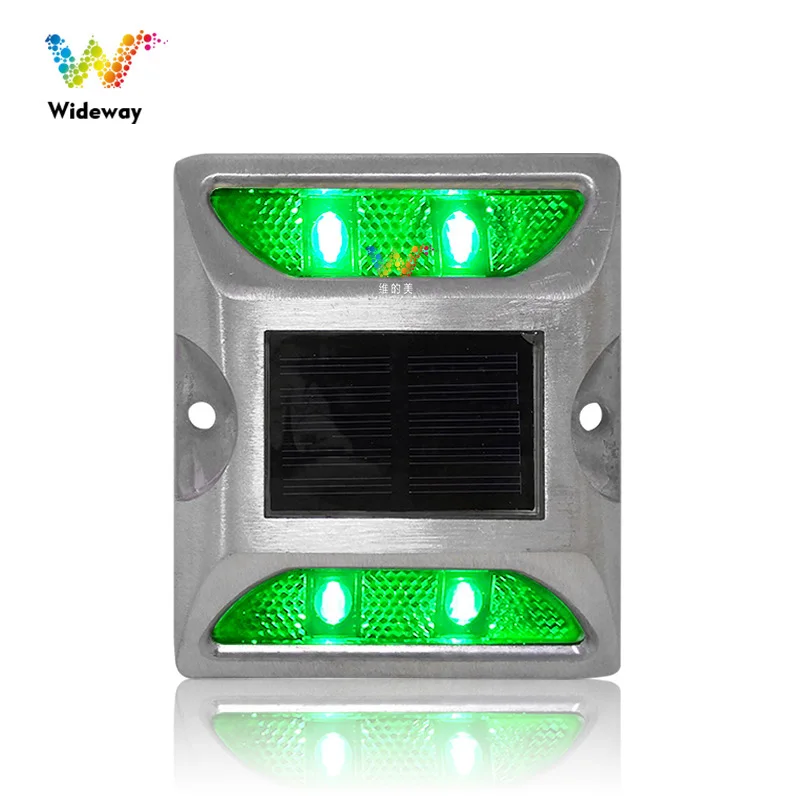 10 Years Factory Traffic Safety IP53 Aluminum Cat Eye LED Reflective Flashing Solar Road Studs
