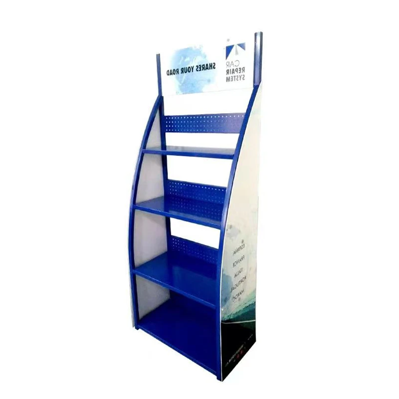 Metal Display Stand Motor Engine Oil Bottle Display Rack Metal Engine Oil Display Rack