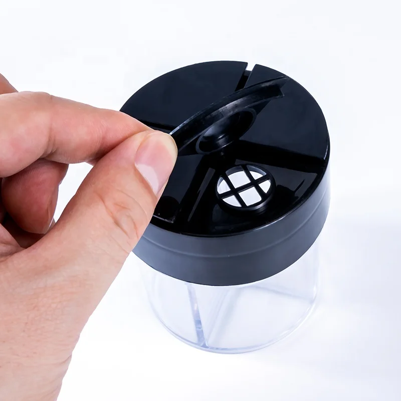 
2021 new multi-chamber 4 in 1 kitchen cooking seasoning bottle plastic packaging for spice jars 