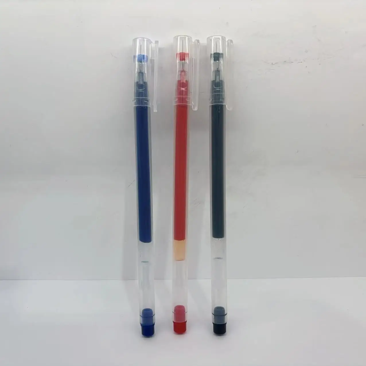 set Kawaii  Gel Pen Black/red/blue 0.38mm 0.5mm Ink Color big Gel Pen For Office School Giant write neutral pen
