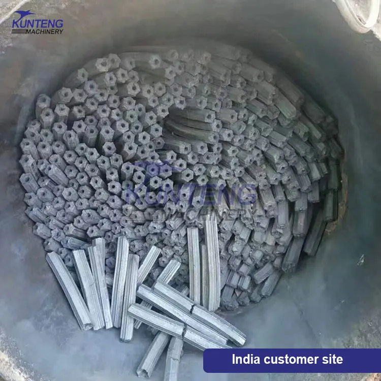 natural wood biochar carbonization furnace charcoal machine bamboo coconut shell carbonization kiln