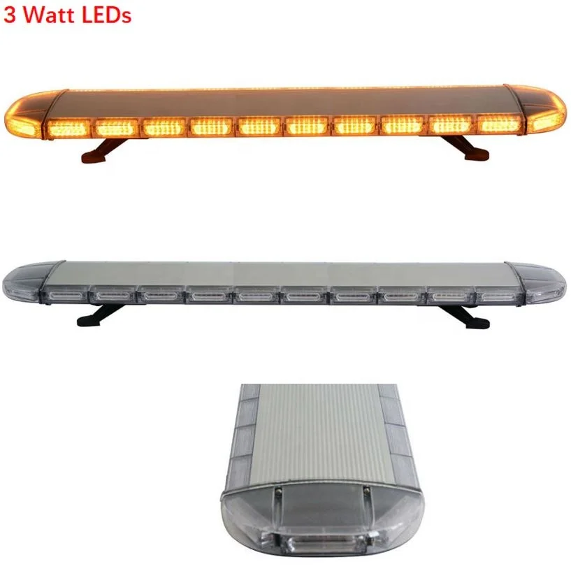 ECE R65 1500 см/60 дюймов 3 Вт светодиодная световая балка, скорой помощи буксировочный трос эвакуатор автомобиль со стробоскопической вспышкой светодиодные панели аварийного предупреждающая балка