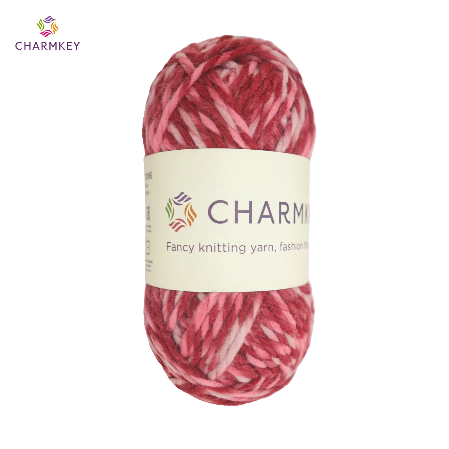Charmkey High Quality Wholesale 100g Fancy Hand Knitting Acrylic Yarn for Making Sweaters and Hats