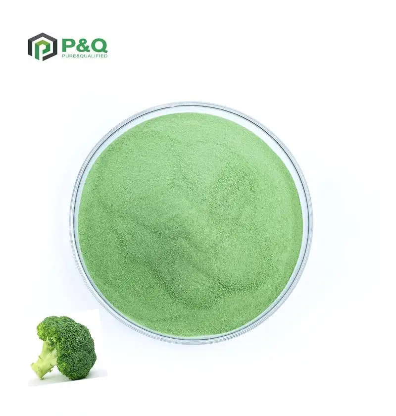 Wuhan PNQ DL-sulforaphane supplier Vegetable Broccoli extract 98% purity DL-sulforaphane powder