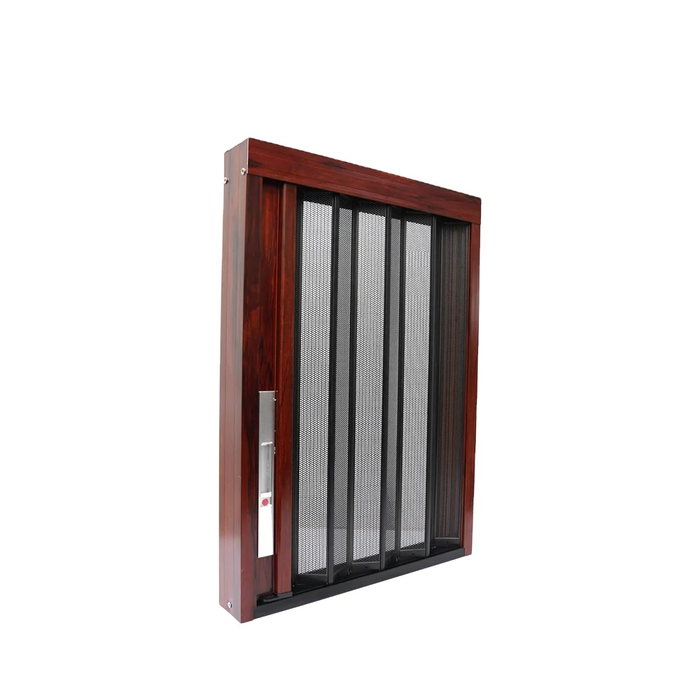 Yanyi Group Druet High Quality Folding Mosquito Interior Fly screen Aluminum Security Accordion Screen Door