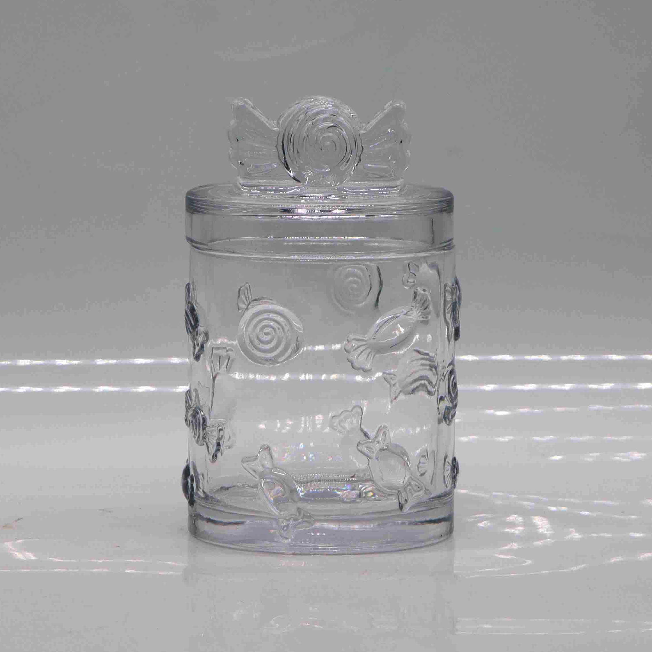 Оптовая продажа различные стили Подарочная коробка Рождественская елка рыба Стильные стеклянные контейнеры для свечей прозрачные хрустальные банки с крышкой